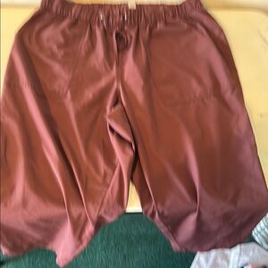 Old Navy Brown Capris Elastic Waistband Relaxed Fit